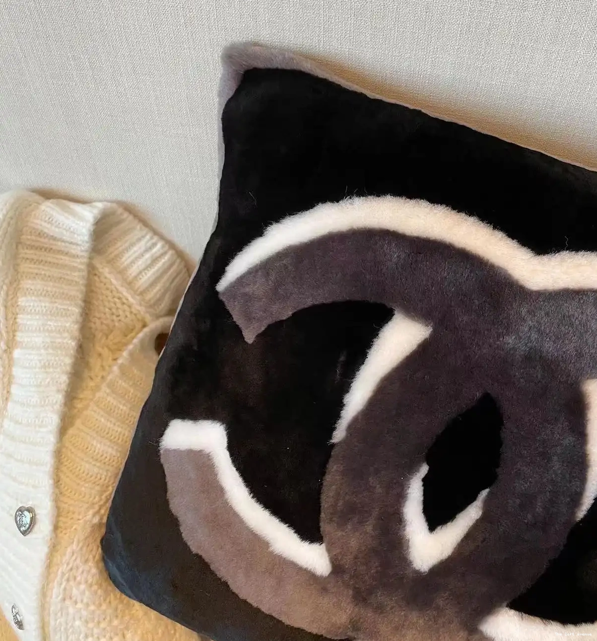 THROW SHEARLING COCO PILLOW 0706